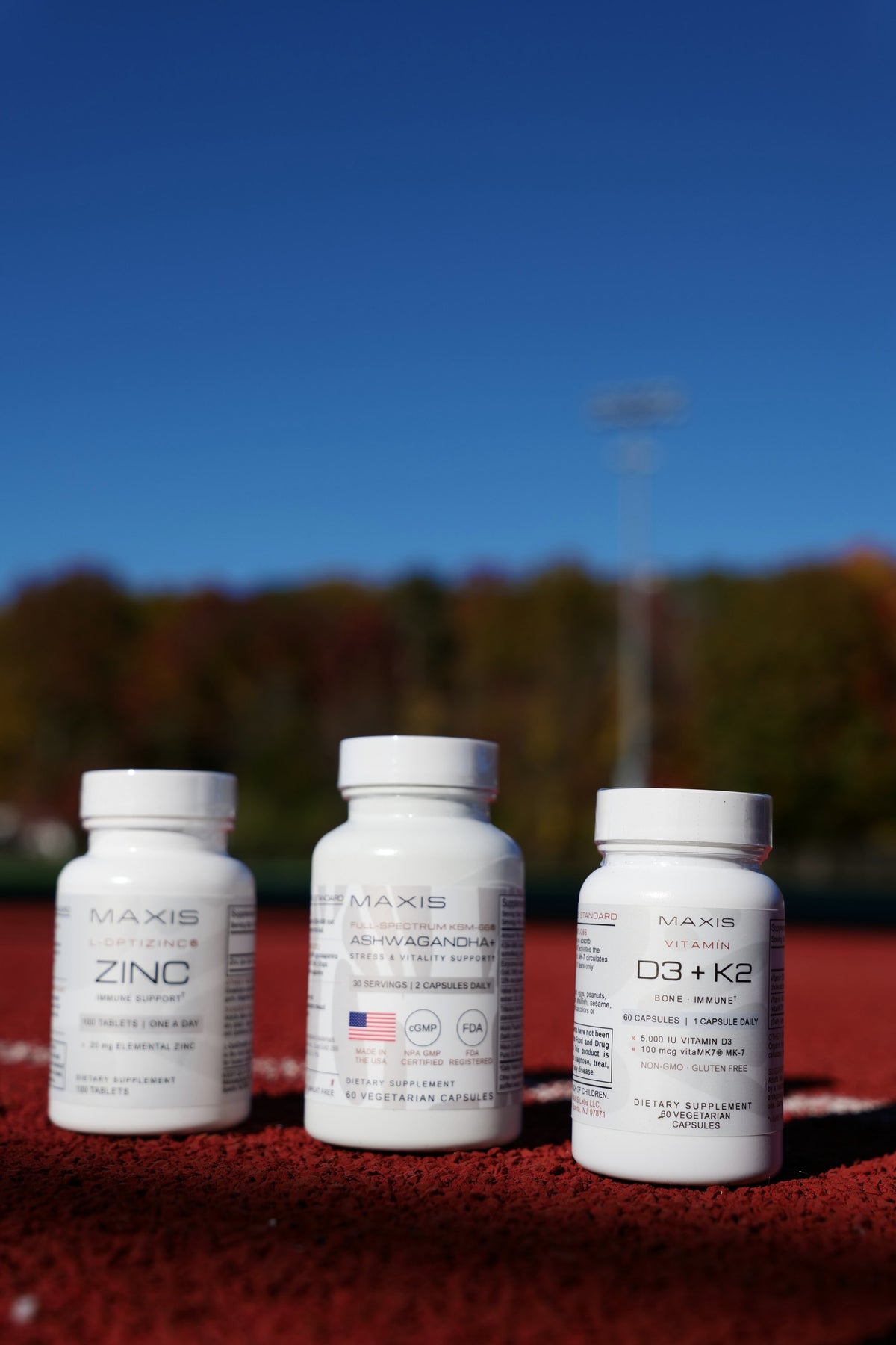 Men's Foundation Stack photographed at a stadium
