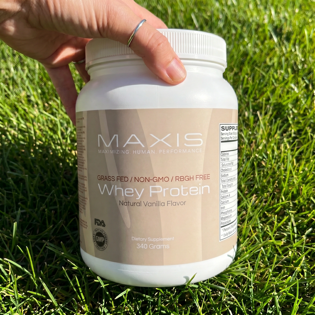 vanilla grass-fed whey
