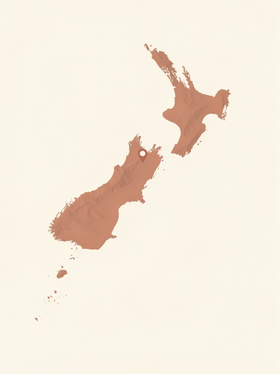 Map of New Zealand sourcing region