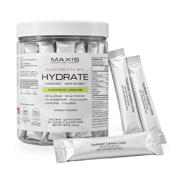 Sugar-Free Electrolyte Powder – Hydrate (Lemon Lime)