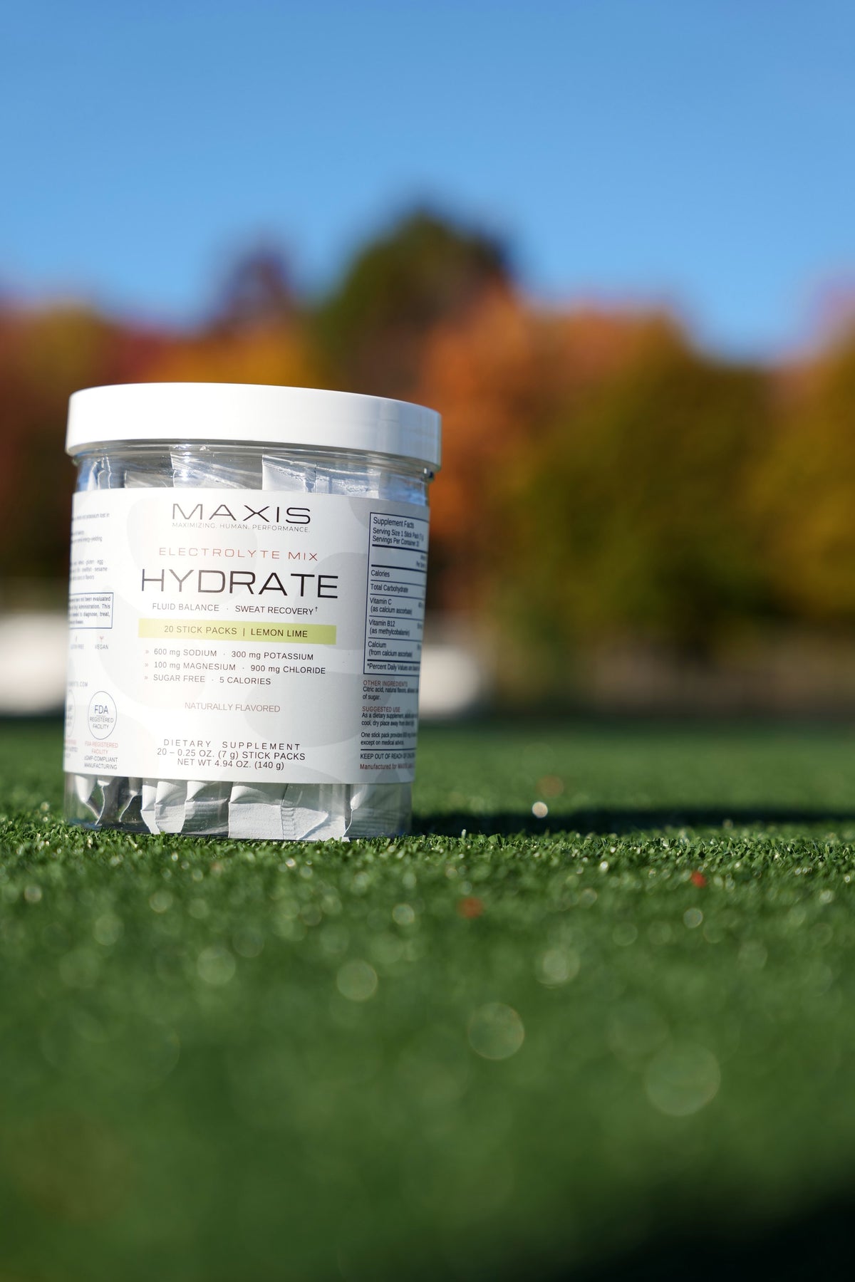 Hydrate Electrolytes photographed at a stadium